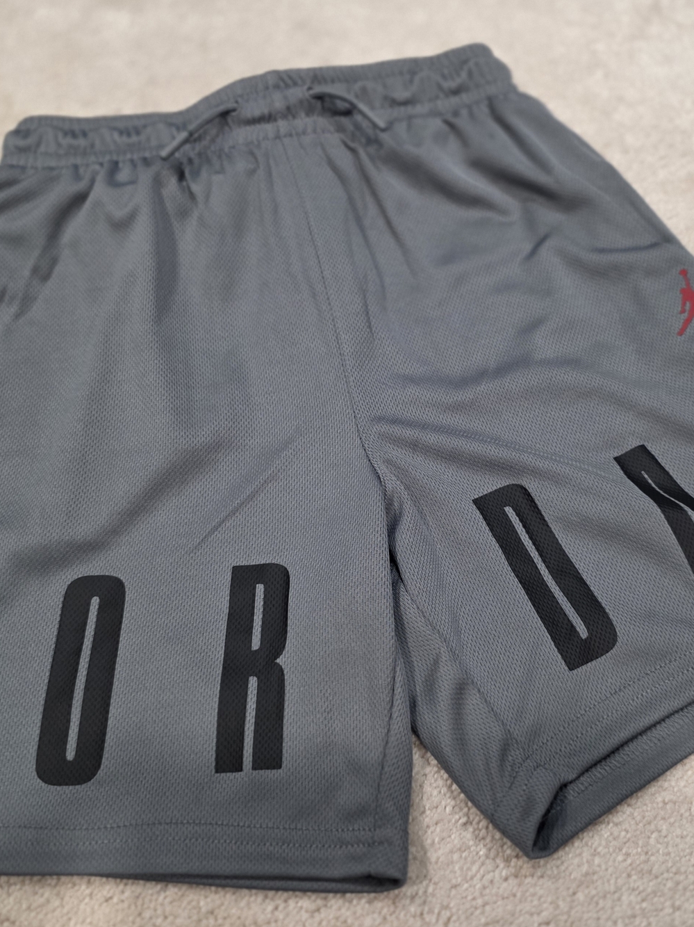 Gray Kid's Performance Basketball Shorts